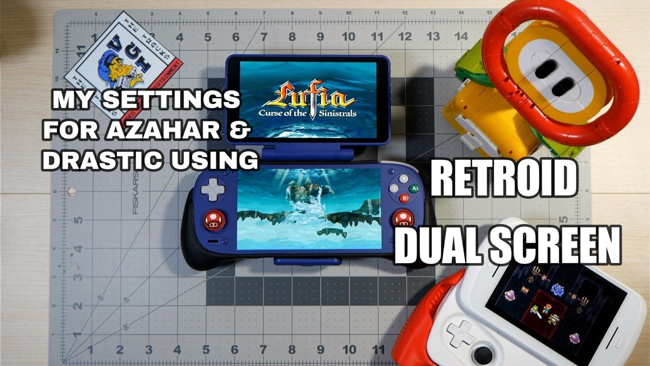 Retroid Dual Screen Azahar and Drastic Settings