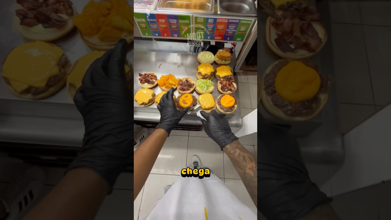 10 Smash Burger#hamburguer #hamburgueria #delivery #cozinha #pov