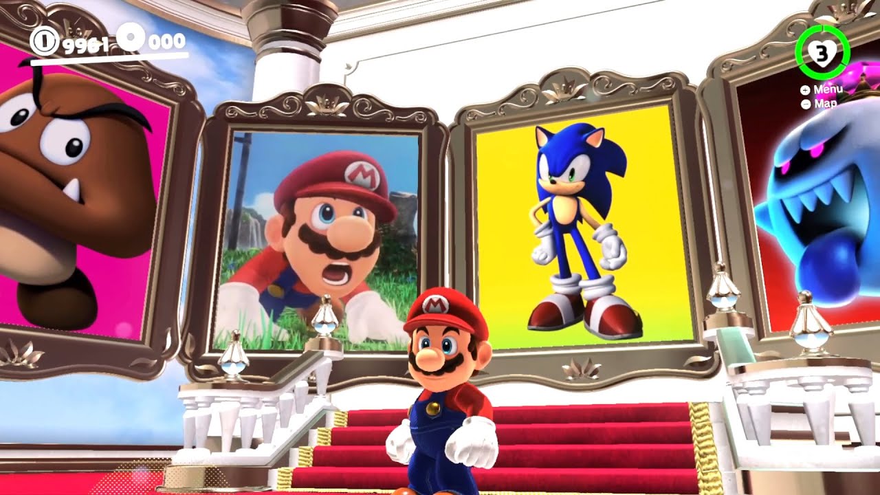 If Mario Odyssey had Custom Paintings?