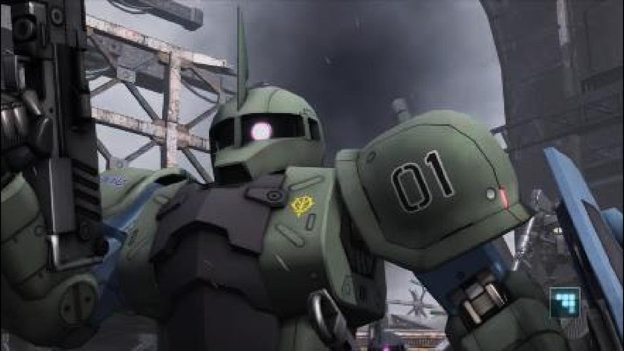 GBO2: Zaku I (GS) Gameplay5 (MS-06A Zaku II Colors)
