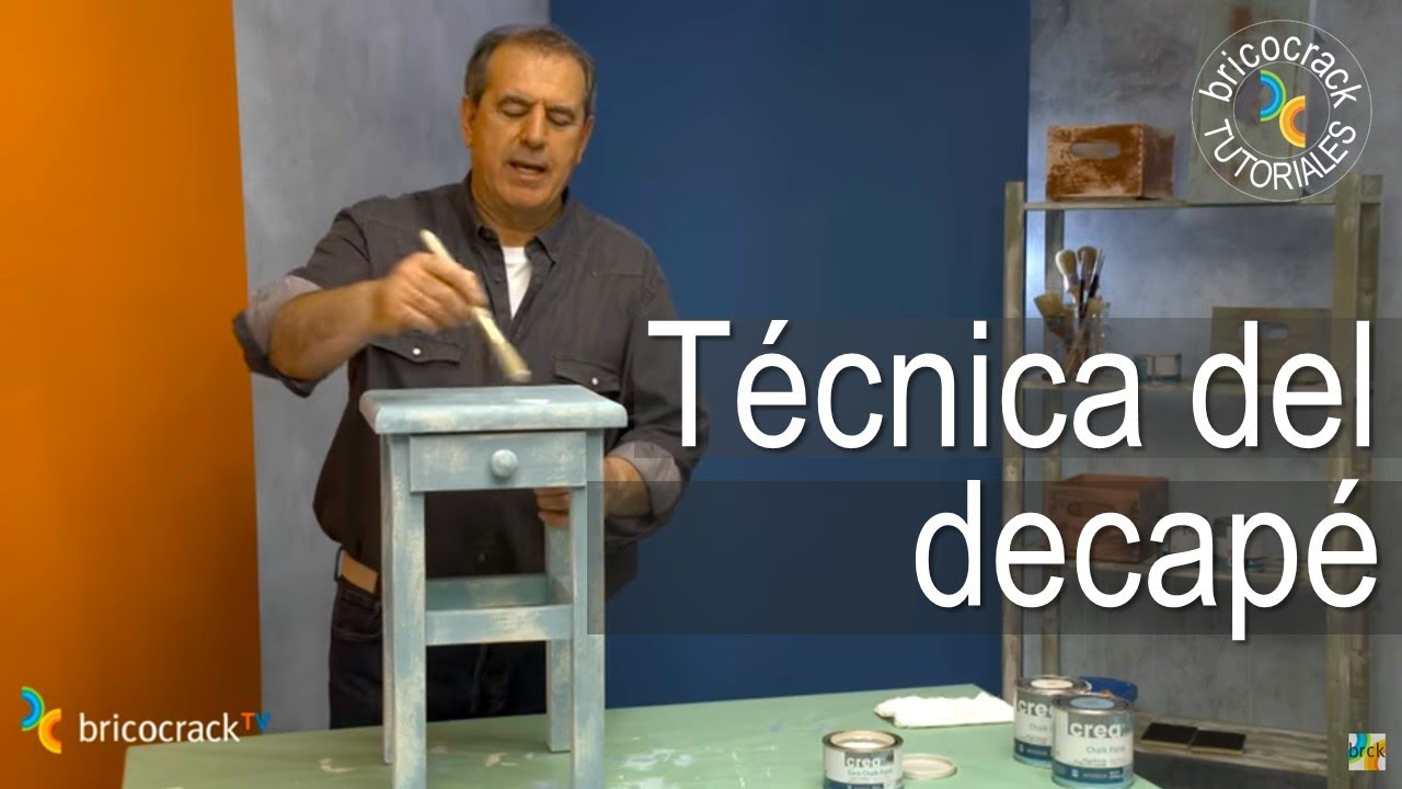 Pintar con chalk paint 2 - Efecto decapé (Bricocrack)