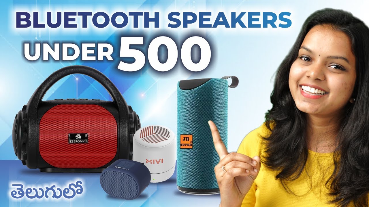 BEST Bluetooth Speaker Under 500 to 800 in India (2023)⚡ULTIMATE Tests & Comparison!!⚡In Telugu
