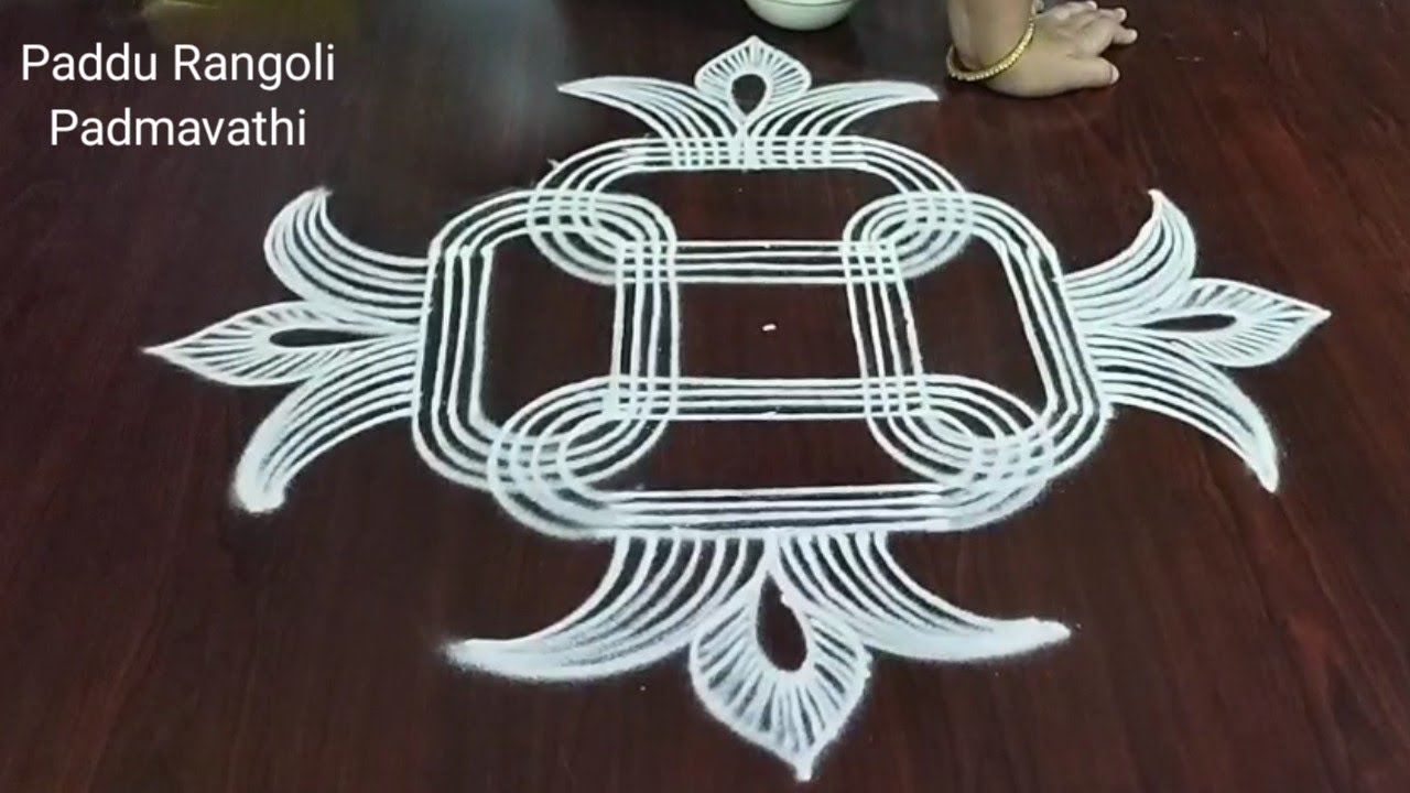 Easy Dhanurmasam Muggulu 🌻 Traditional Padi Kolam 🌻 Simple Rangoli Designs 🌻 Paddu Rangoli 