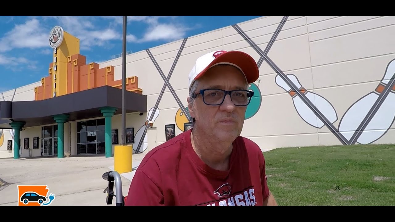 Let's Roll L2 EV Charging Site Review Paragould AR. Laser Tag, Bowling, Arcade, Food, Free Charging