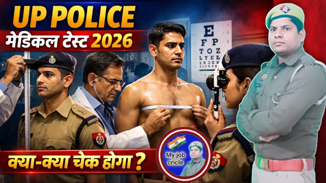 UP POLICE medical video, मेडिकल में क्या-क्या चेक होता है,UP police medical 2026