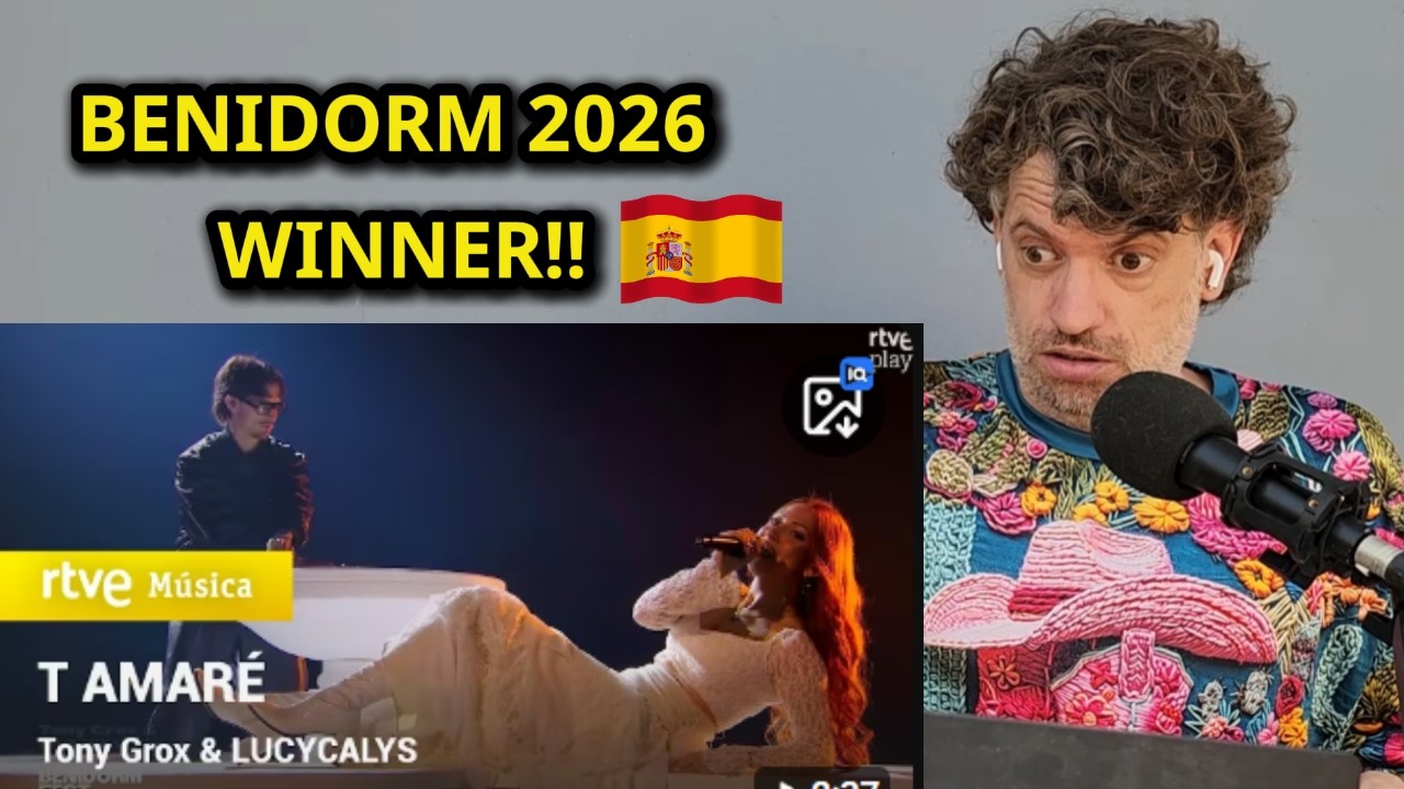 THEY WON!! Tony Grox & LUCYCALYS – “T AMARÉ” | Benidorm Fest 2026 | FINAL