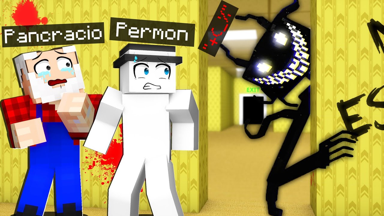 ¡MINECRAFT pero ENTRAMOS a los BACKROOMS!  con PANCRACIO y LINGAMES