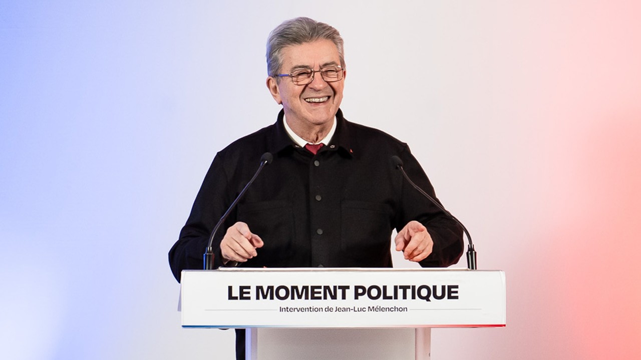 Conférence de Jean-Luc Mélenchon sur le moment politique