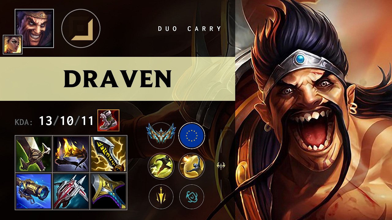 Draven ADC vs Senna - EUW Challenger Patch 26.12