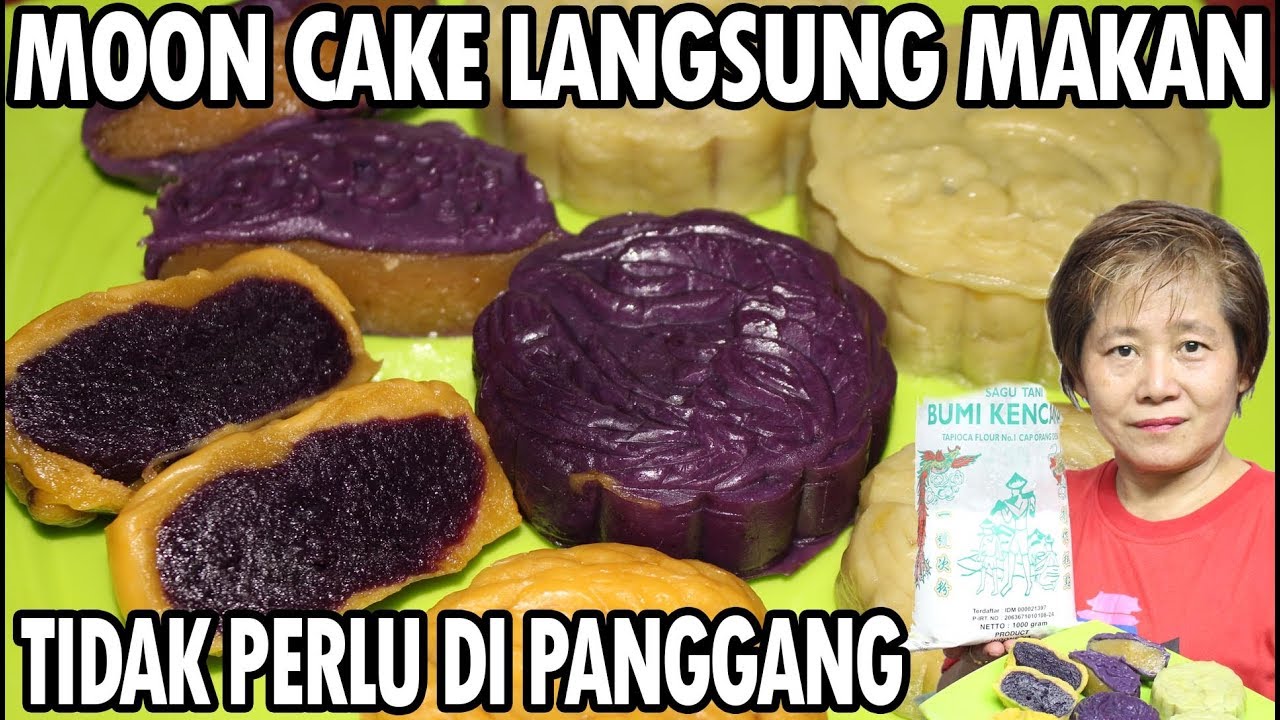 MOON CAKE LANGSUNG MAKAN TIDAK PERLU DI PANGGANG!!!