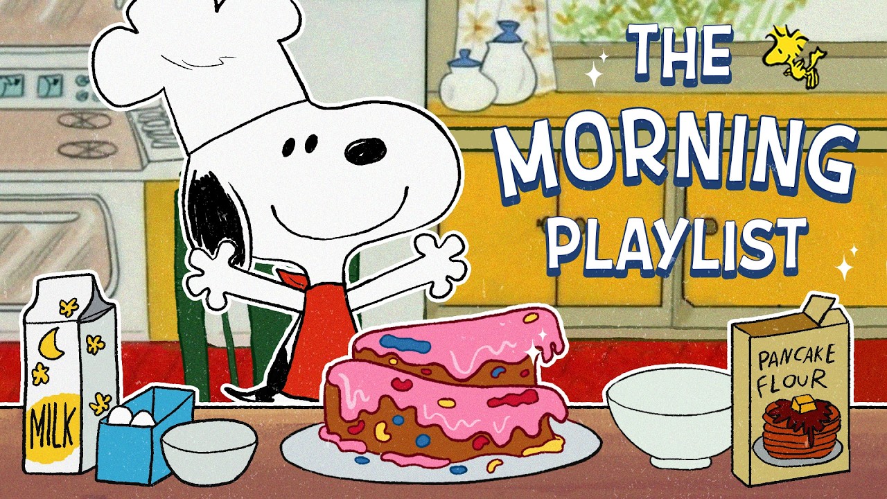 The Morning Playlist with Snoopy 🍰🌞| Brighten Jazz to Set the Mood for Your Day