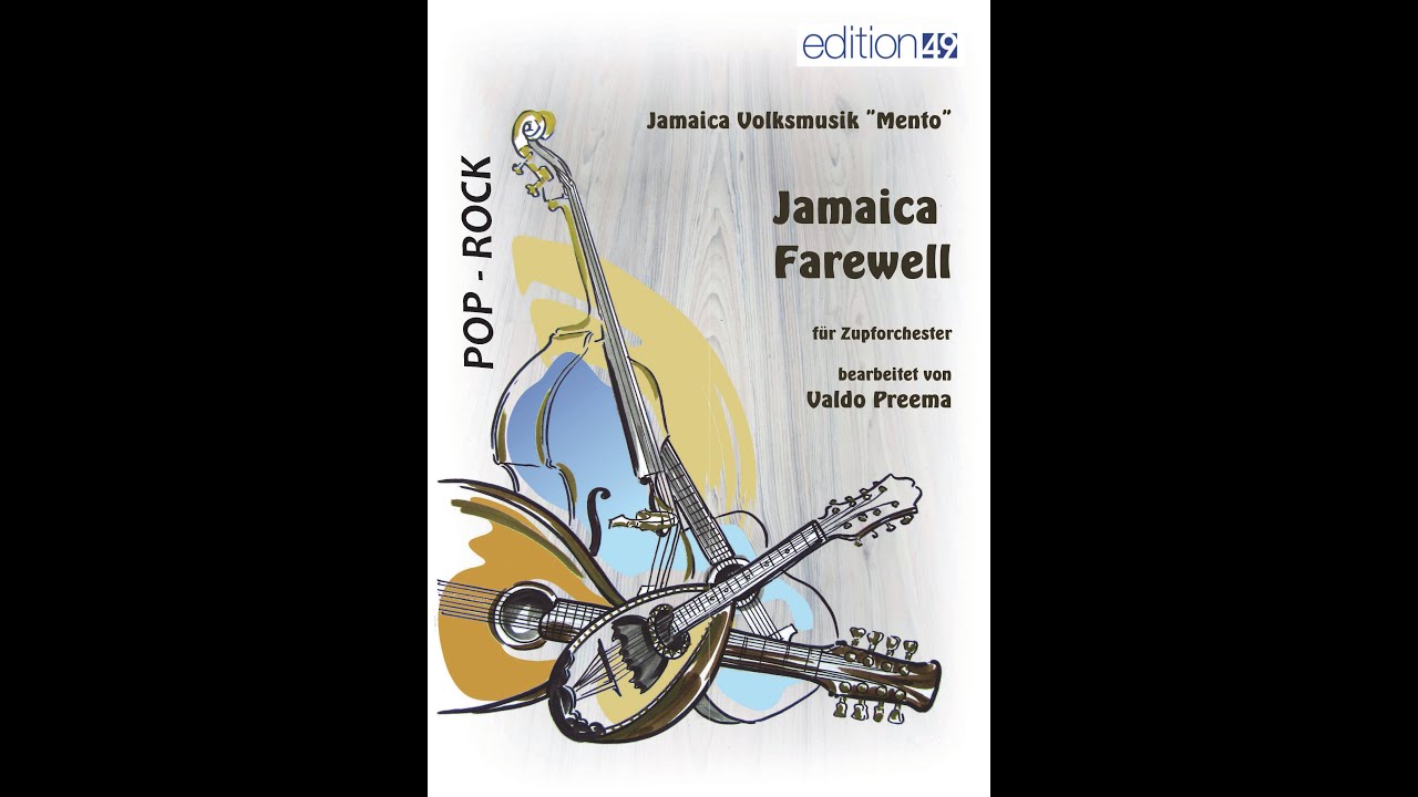 Jamaica Farewell Mandolin Orchestra Zupforchester Harry Belafonte Valdo Preema folk song Volkslied