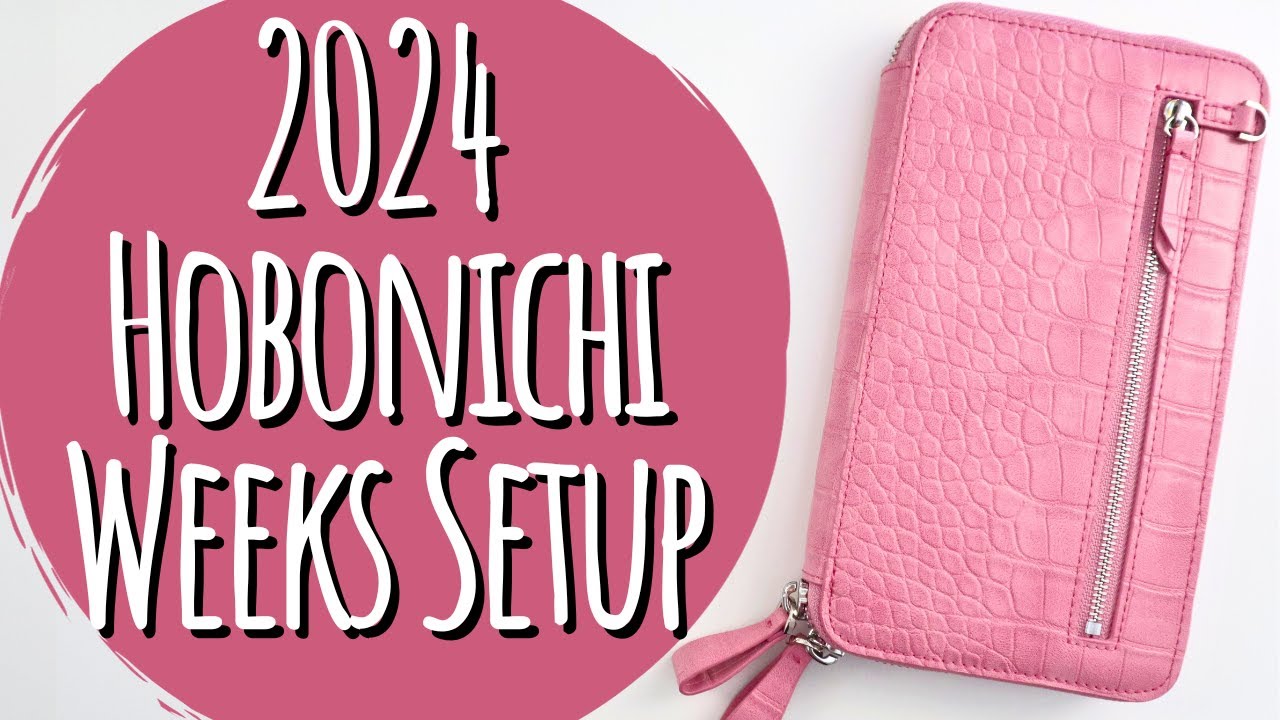 Планирование расписания Hobonichi Weeks на 2024 год | Планер для кошелька