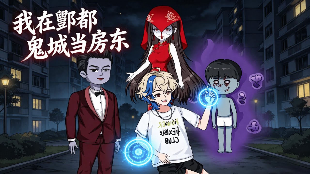 😳在幸福社区当房东两年半，何源才后知后觉，身边租客全是各路厉鬼！#沙雕剧情 #漫畫