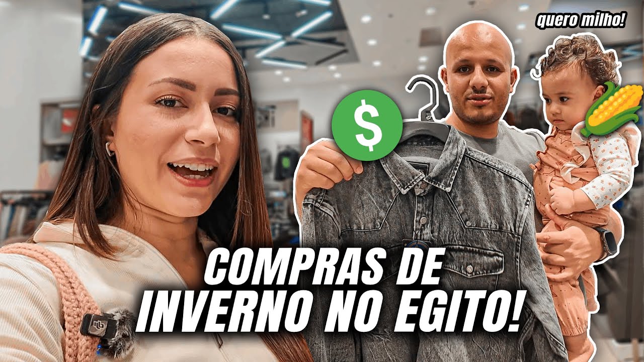 O FRIO CHEGOU no EGITO! PASSEANDO PELAS LOJAS e BAIRRO