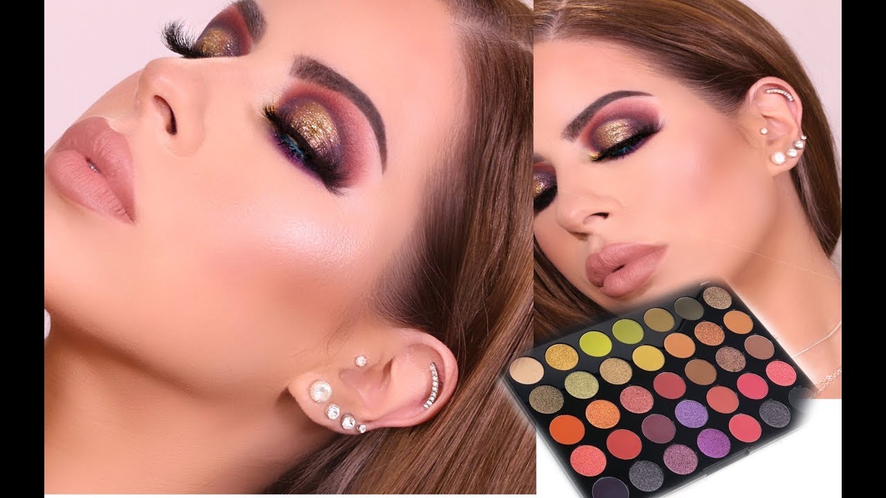 NEW MORPHE 35M EYESHADOW PALETTE REVIEW, SWATCHES AND TUTORIAL