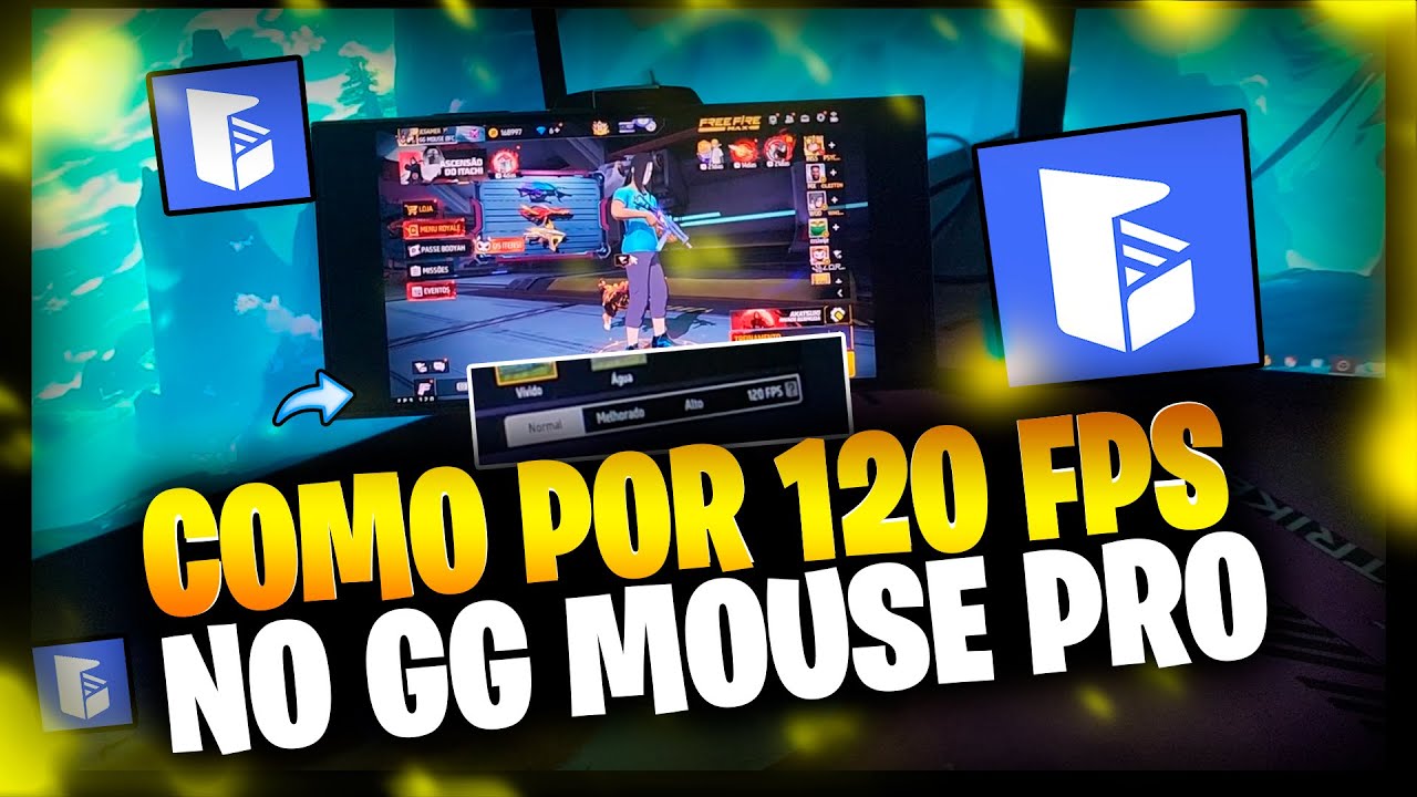 URGENTE!! COMO RODA O FREE FIRE A 120 FPS NO GG MOUSE PRO!!
