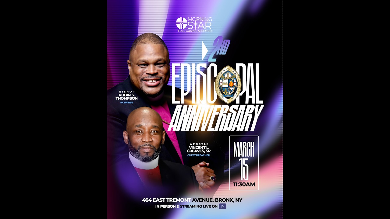 2nd Episcopal Anniversary Celebration - Guest Preacher Apostle Vincent L. Greaves, Sr.
