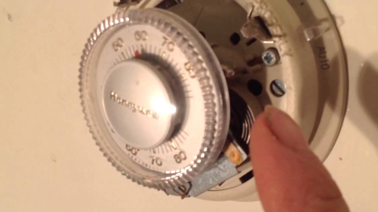 DIY Honeywell t 87 thermostat mercury bulb