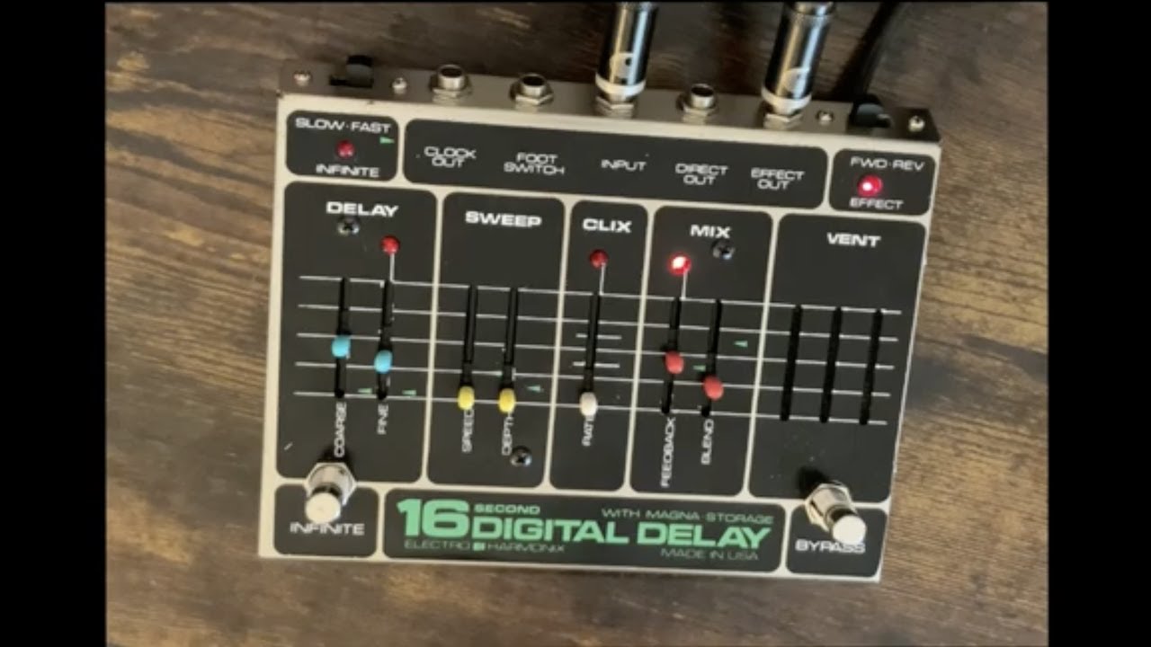 Mike Baggetta's Non-Demo of Electro-Harmonix 16 Second Digital Delay (original)