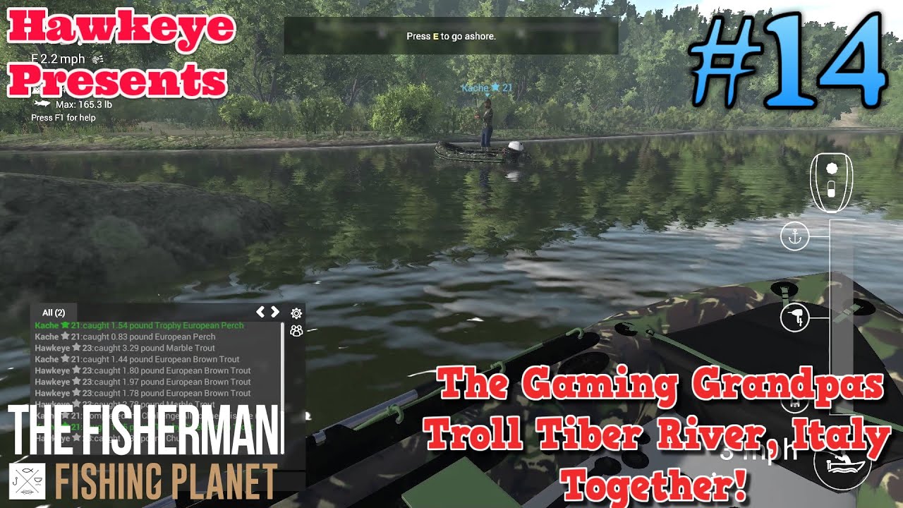The Fisherman - Fishing Planet: The Gaming Grandpas Troll Tiber River, Italy Together!
