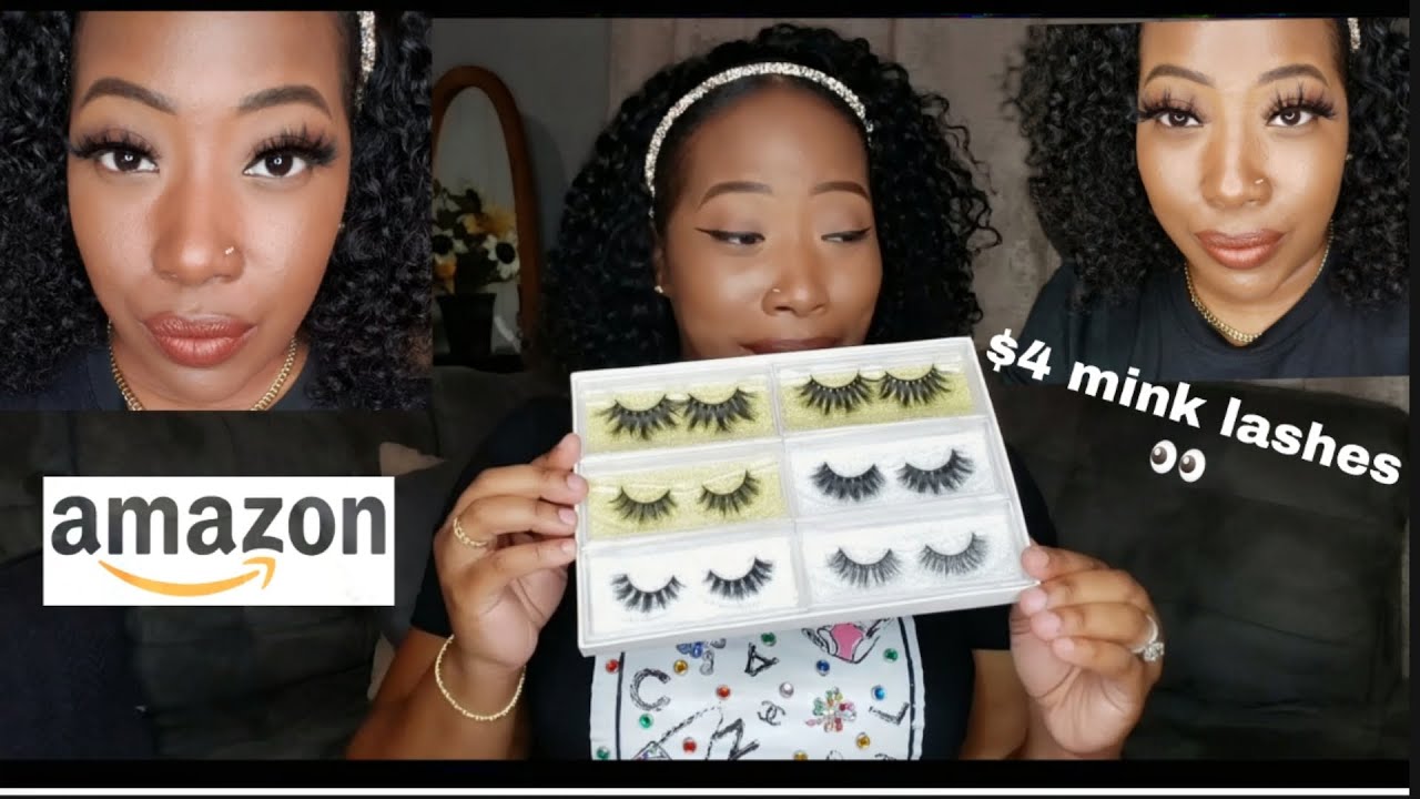 Affordable Amazon Mink Lashes 👀 Let's Try Them On ft. HAVOO LASHES
