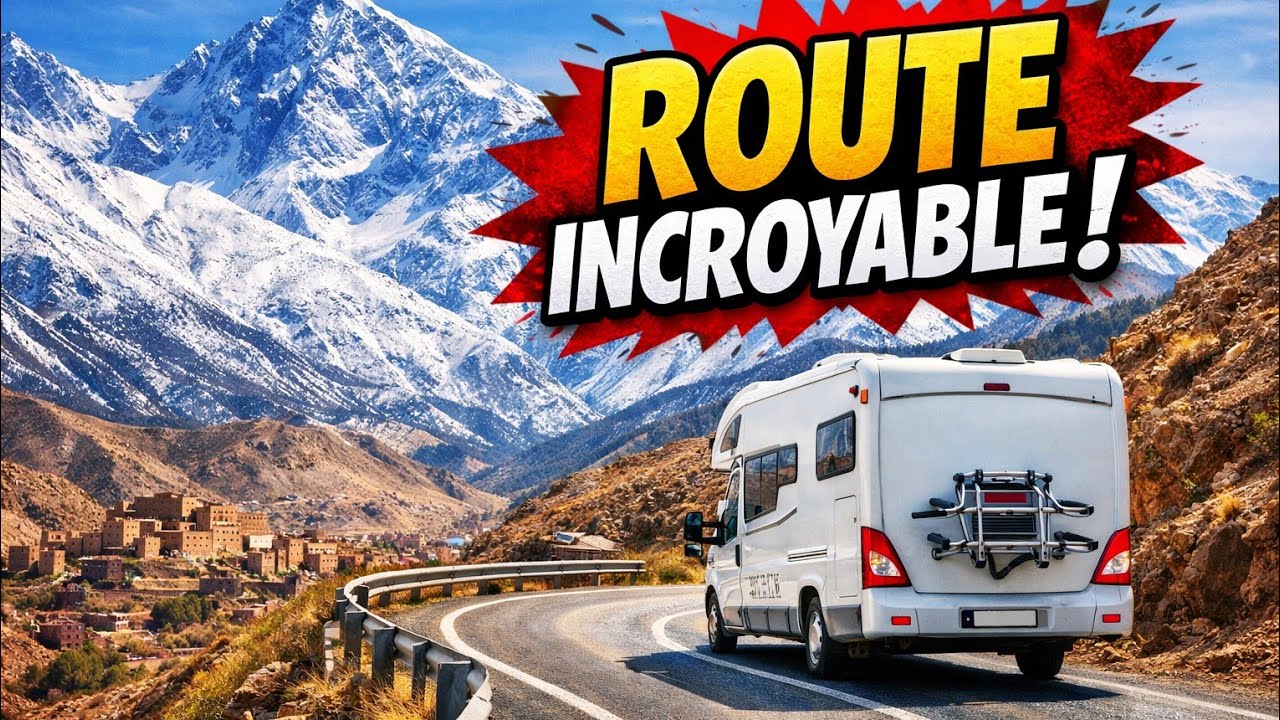 Atlas enneigé : la route incroyable vers Agadir en camping car !