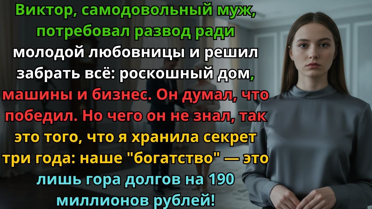 Муж хотел оставить меня ни с чем, но получил долги на 190 млн!