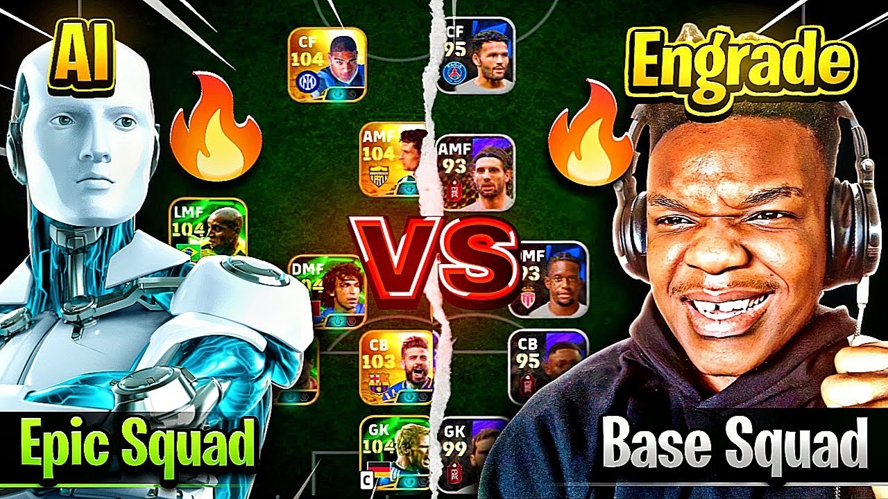 STANDARD TEAM VS EPIC SQUAD🔥#efootball #efootballmobile