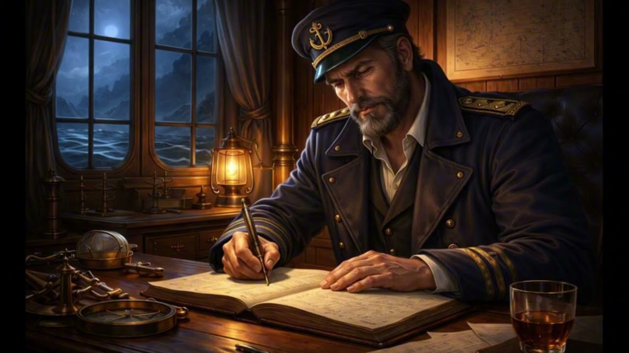 2 HOURS of relaxing ship logs to fall asleep to.