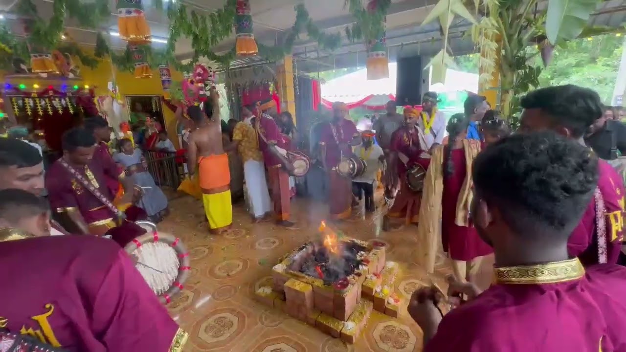🙏🙏🎶Om Sri Athi Parasakthi (OSAP) urumi melam Kuala kangsar kampong Station Ayya temple 2026 🎶🙏🙏