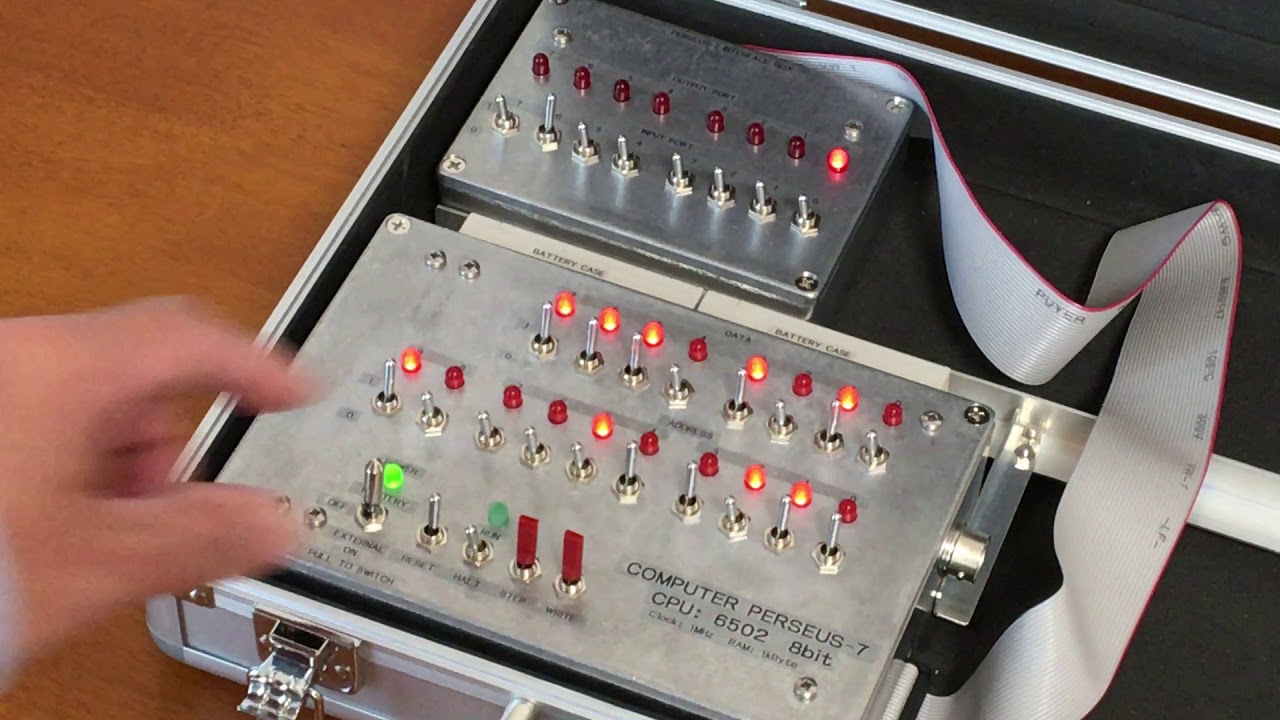 Homebrew 6502 computer running Knight Rider