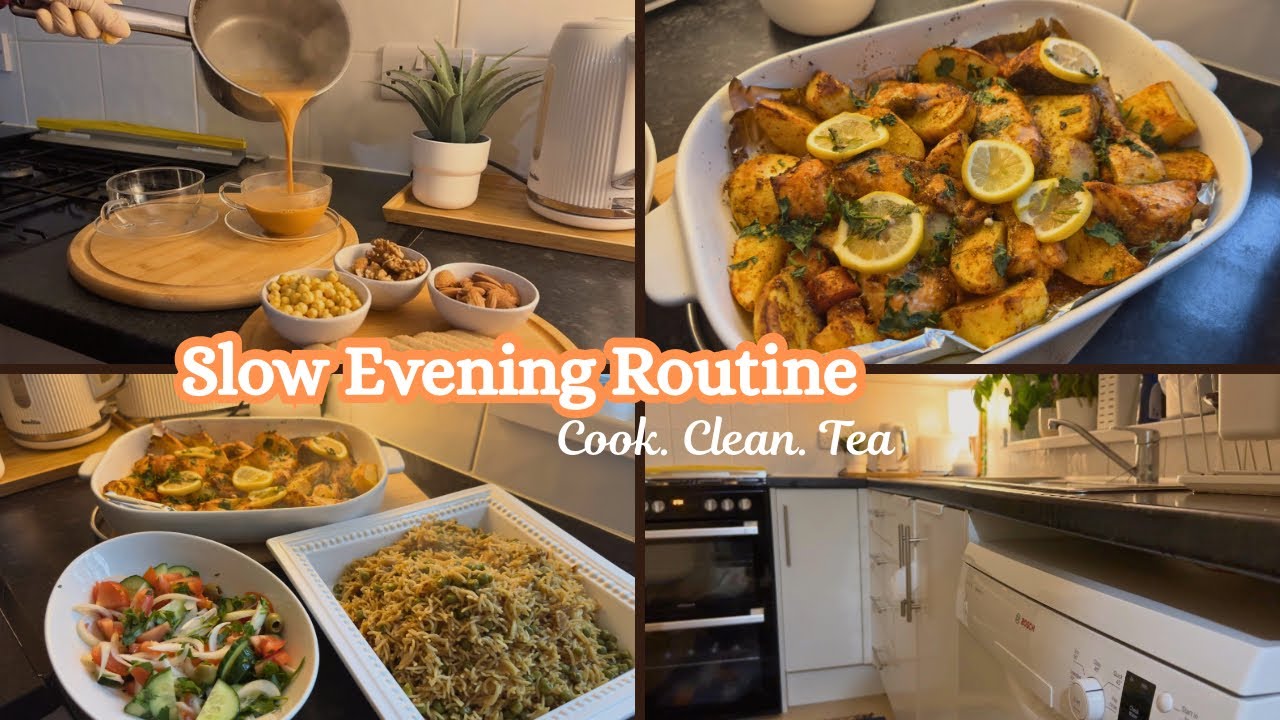 Slow Evening in the Countryside 🍂| mutter Pulao  مٹرپلاو| Silent Slow Living | Aesthetic Cooking