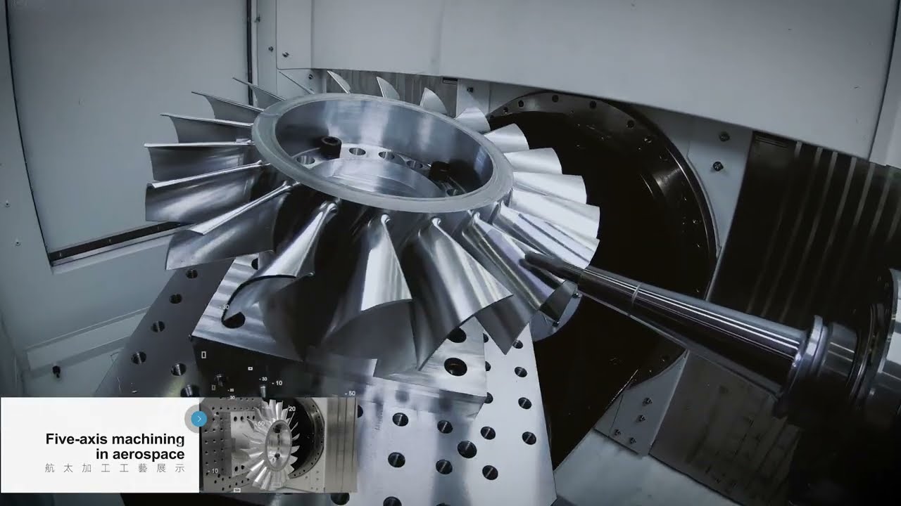 5-axis Horizontal Machining Center-HS700 with Multi-Pallet Pool
