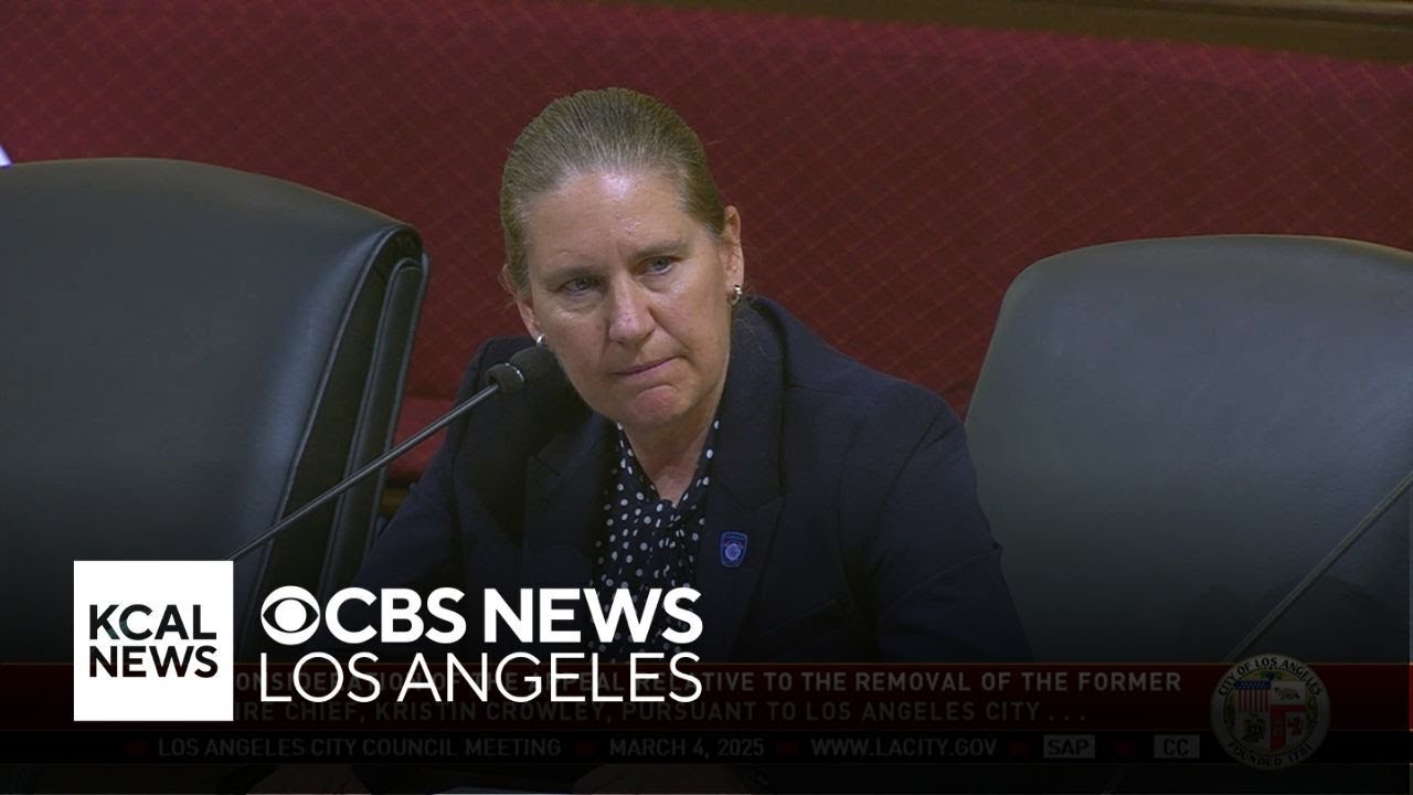 LA City Council rejects former LA Fire Chief's appeal for reinstatement