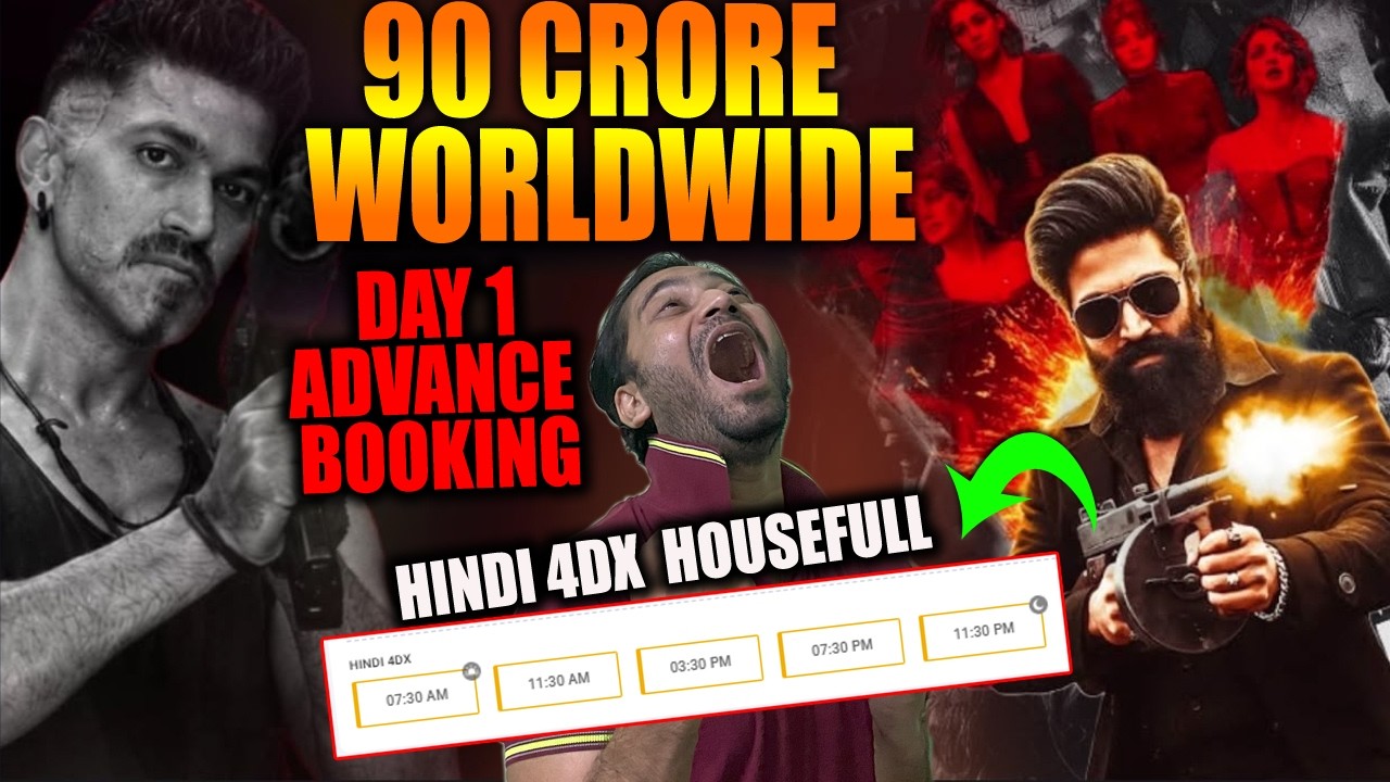 Toxic Advance Booking Day 1 Worldwide & India FINAL Report  🚀Toxic Day 1 Collection | Yash