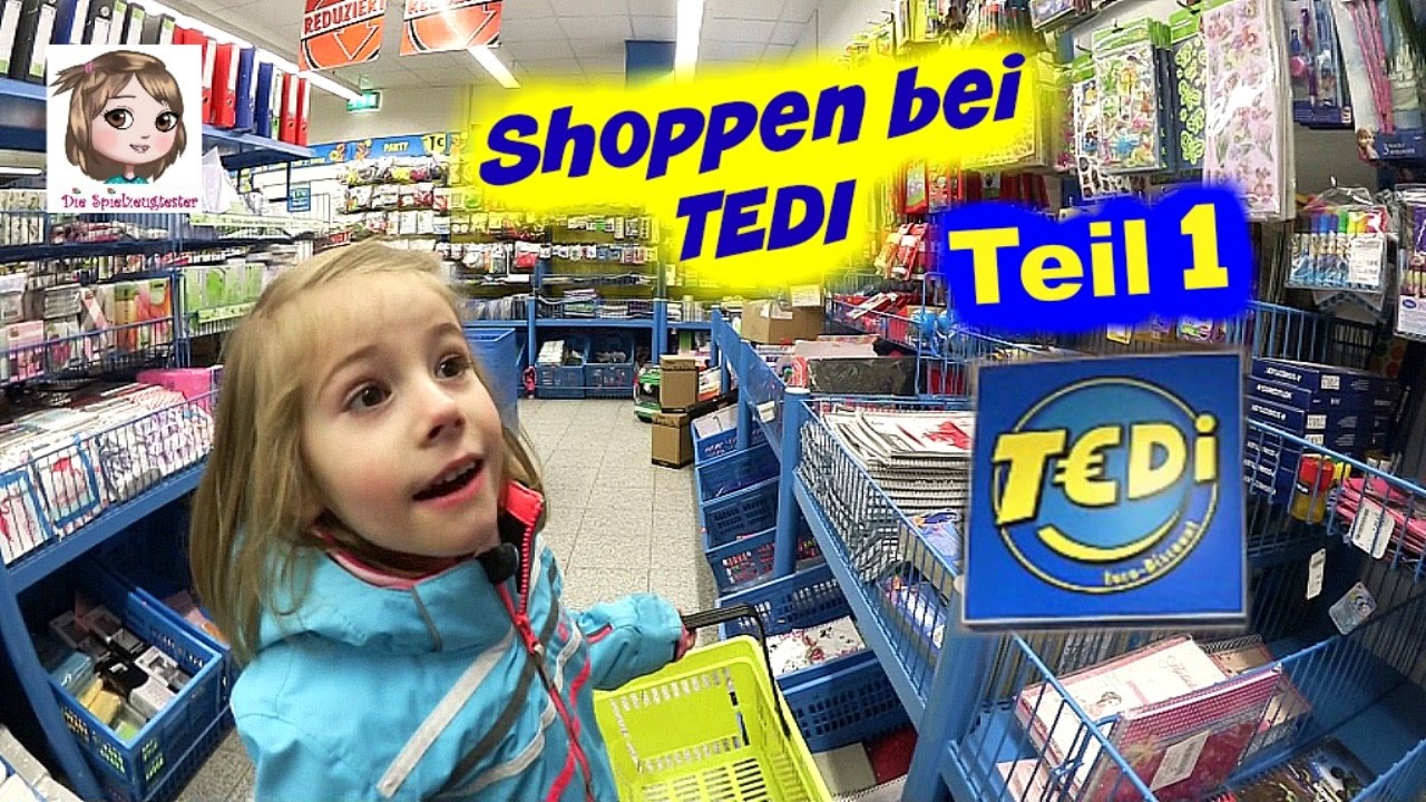 SHOPPING TOUR 👜 Kauft eine 5-Jährige im TEDI nur Spielzeug? 👀 Haul Teil 1