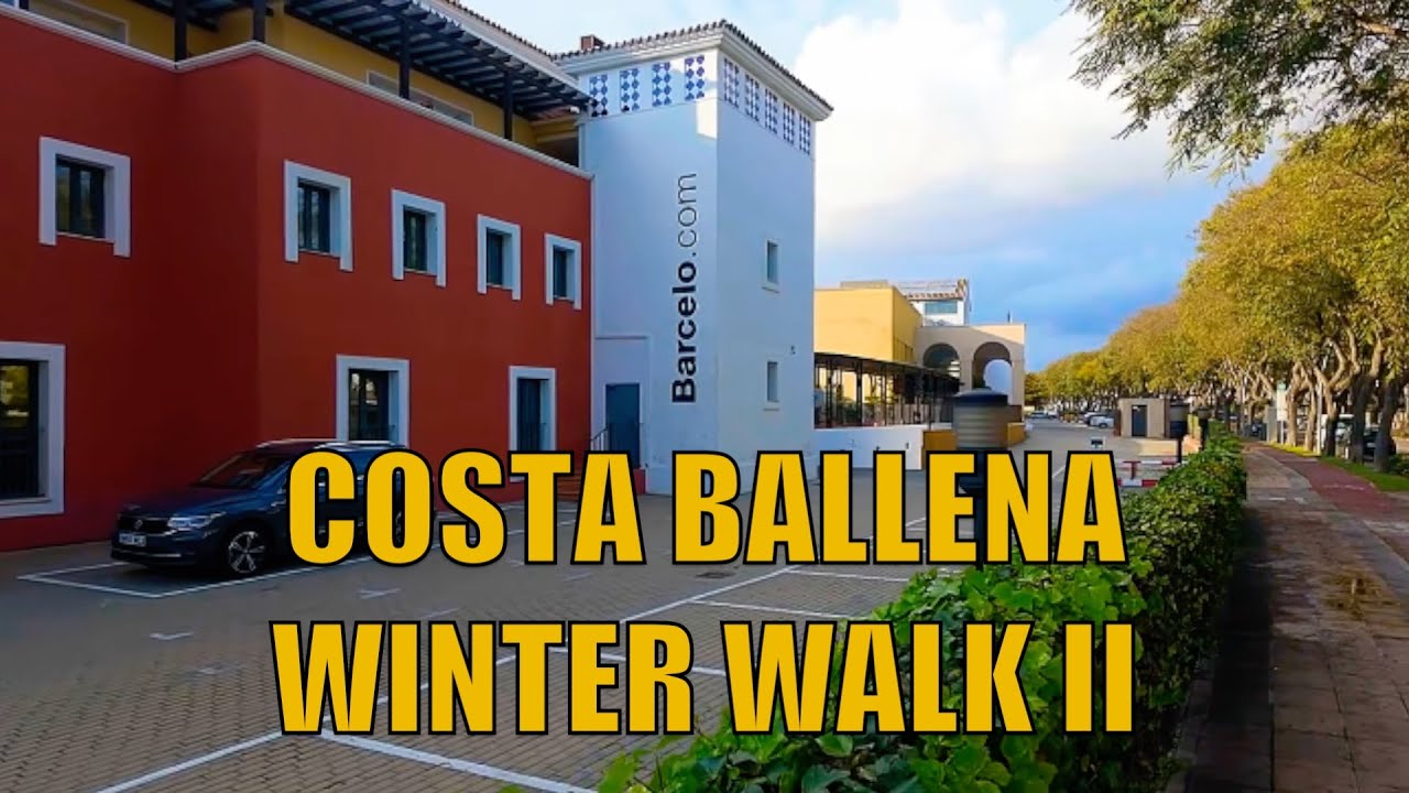 🚶🏼📹 Costa Ballena Winter Walking II Tour - Cádiz, Andalusia, Spain 4K