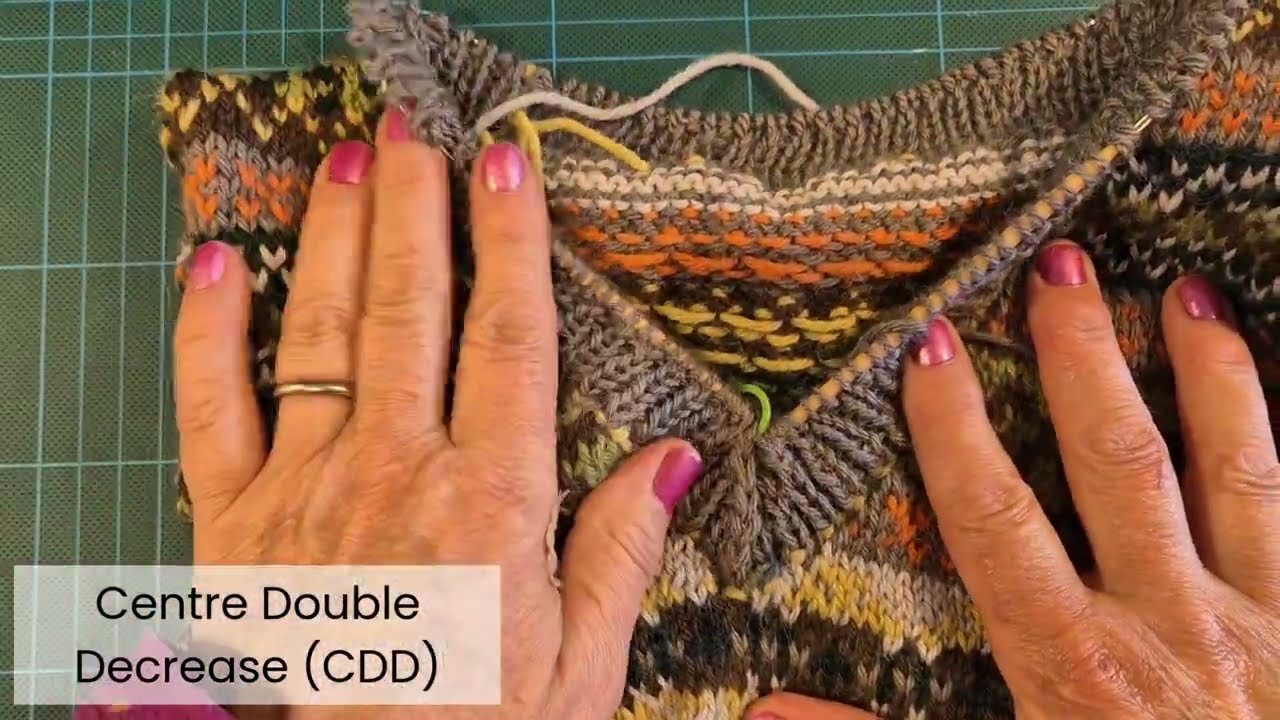 Centre Double Decrease (CDD) for Knitters