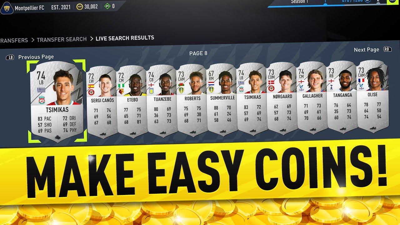 THE EASIEST WAY TO MAKE COINS ON FIFA 22 RIGHT NOW! FIFA 22 TRADING TIPS
