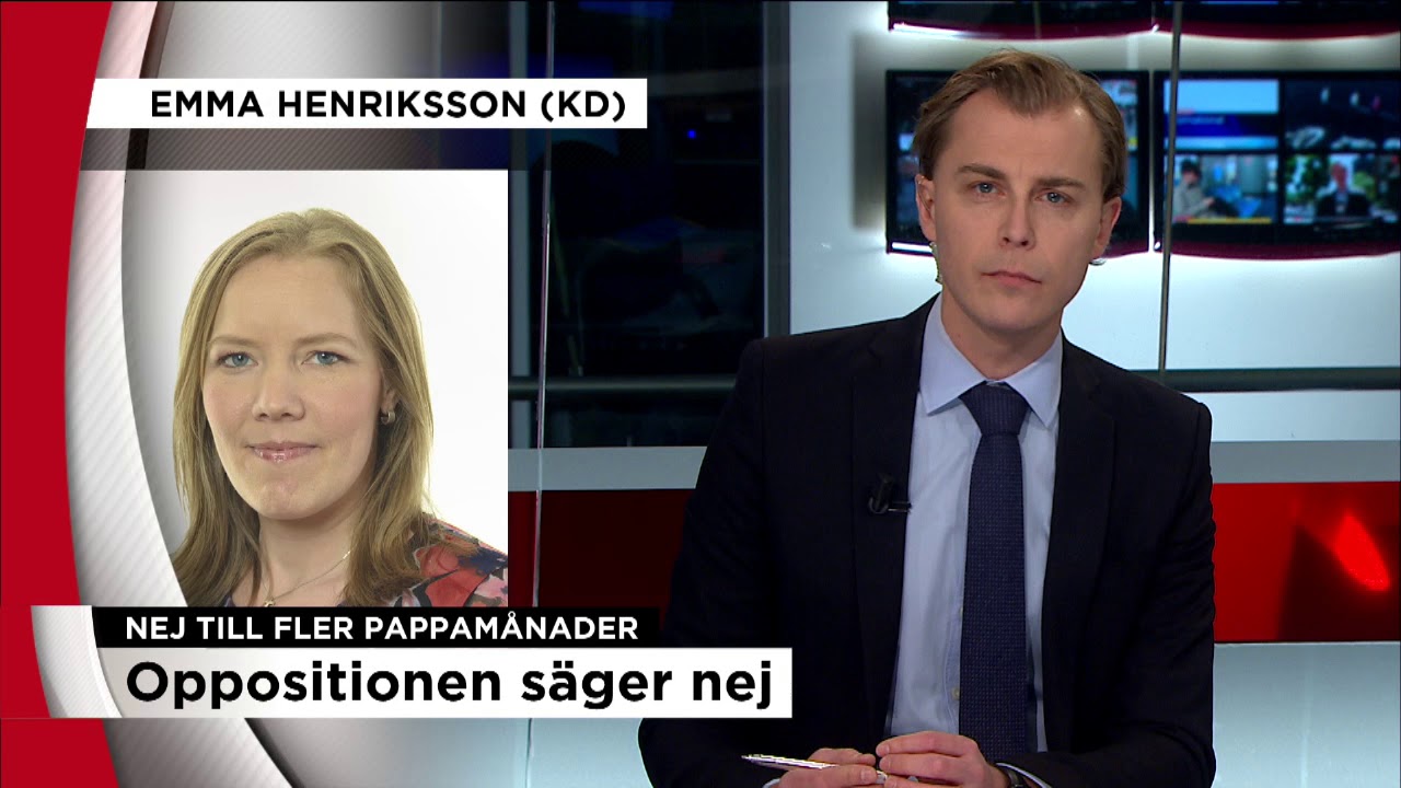 Nej till fler pappamånader - Nyheterna (TV4)