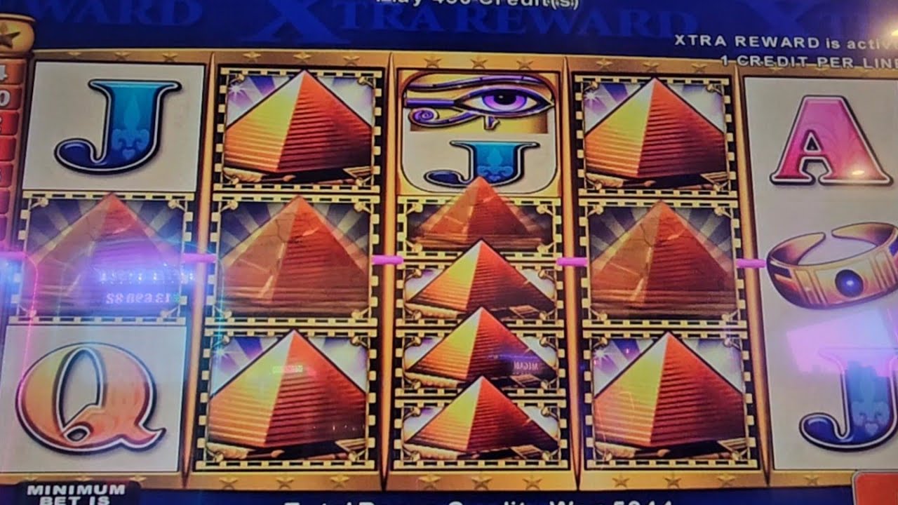 Glittering Pyramids Slot machine Game #konami #slots #casino Morongo Casino