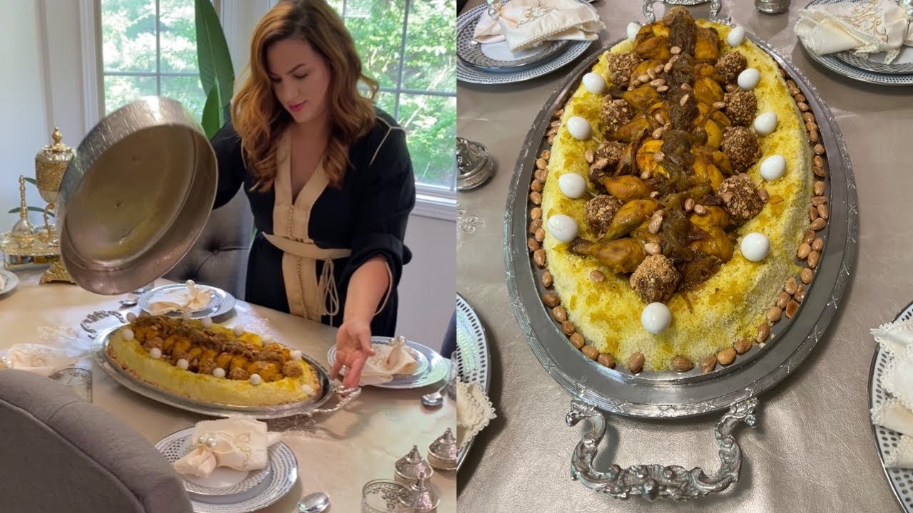 طبق للضيافة ديال الهمة والشان 🇲🇦كسكس  بطريقة رائعة