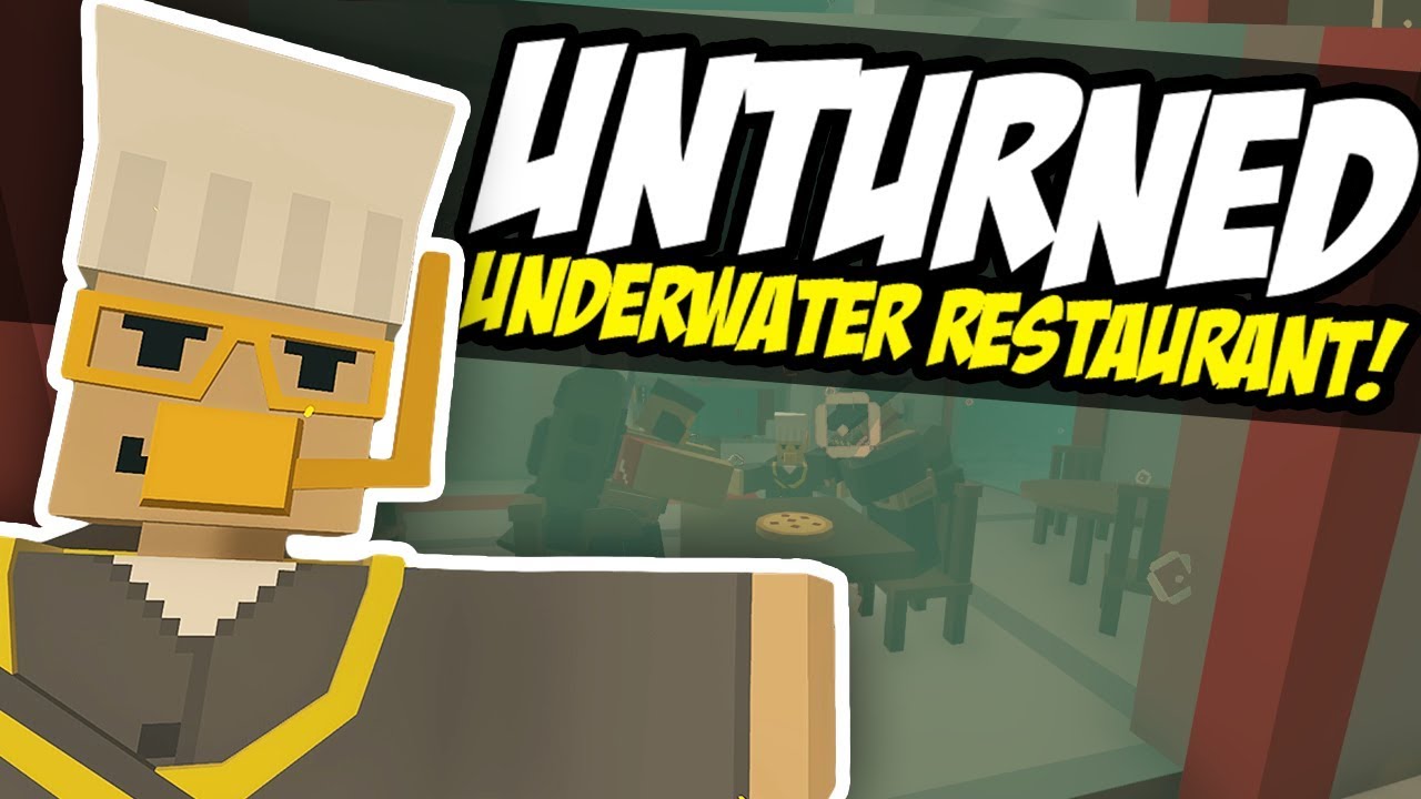UNDERWATER RESTAURANT - Unturned Roleplay | Hidden Restaurant!