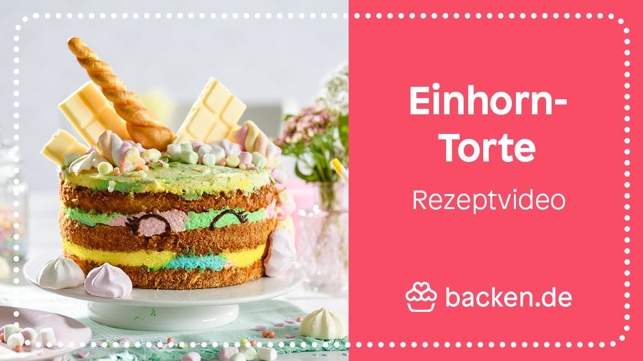 Einhorn-Torte &ndash; f&uuml;r m&auml;rchenhaften Backspa&szlig; | Backen.de [KREATIV]