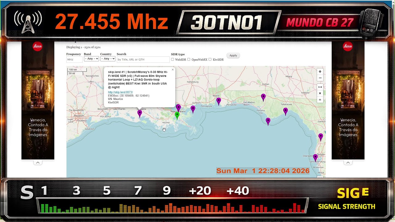 📡 01/03/2026 DIRECTO CB 27 MHz con SDR 🔴 Escuchamos la Banda Ciudadana en tiempo real