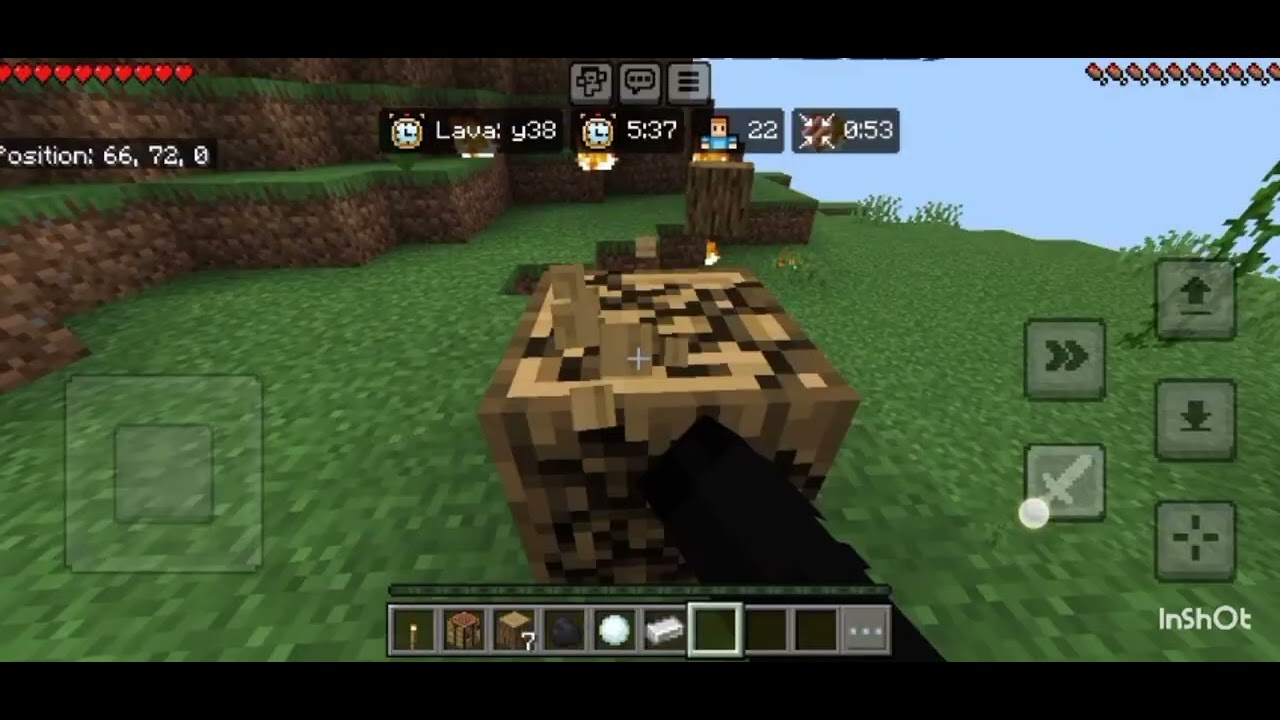 Lava survival in Minecraft pocket edition
