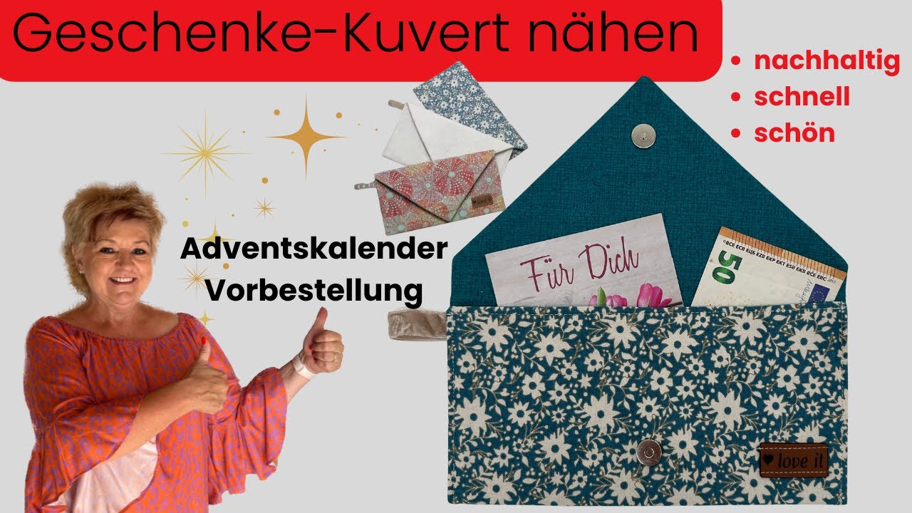 ✂️✨ Geschenkverpackung nähen – nachhaltig & stilvoll - DIY -Anfänger