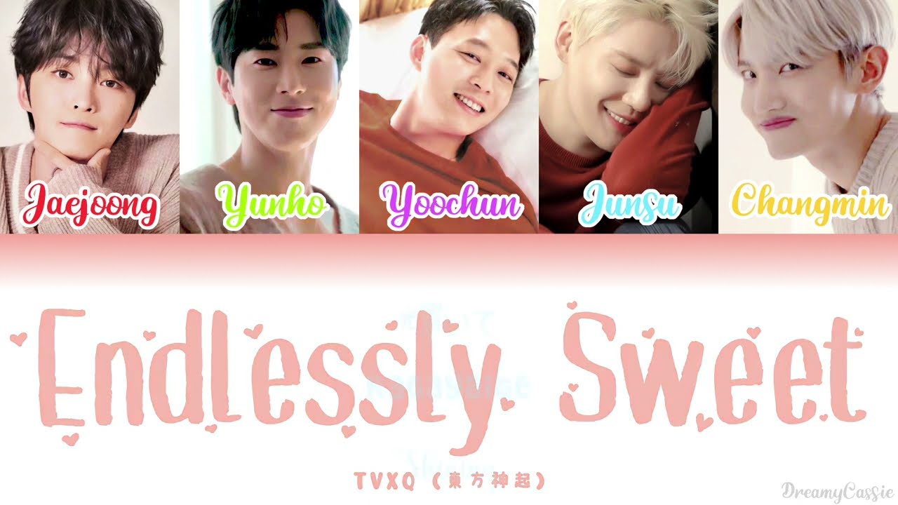 TVXQ (동방신기) - Endlessly Sweet (甘く果てしなく) [Colour Coded Lyrics] (Kan/Rom/Eng)
