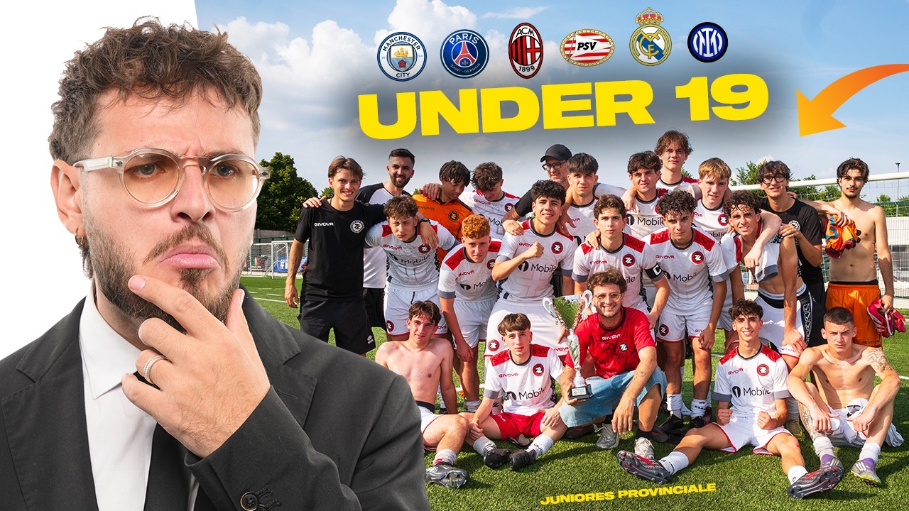 ⚽️🏆HO PORTATO la MIA SQUADRA GIOVANILE nella CHAMPIONS LEAGUE dei GIOVANI ed il risultato..